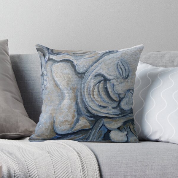 Buddha Bella Throw Pillow