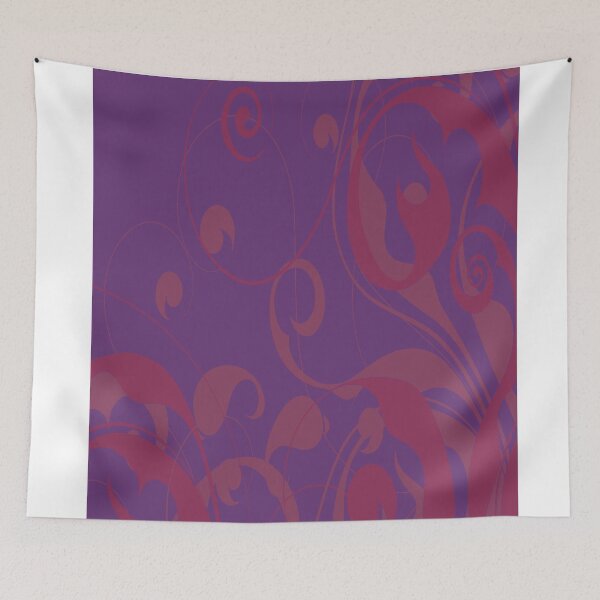 Item preview, Pink and purple floral spiral pattern designed and sold by funnytshirtco.