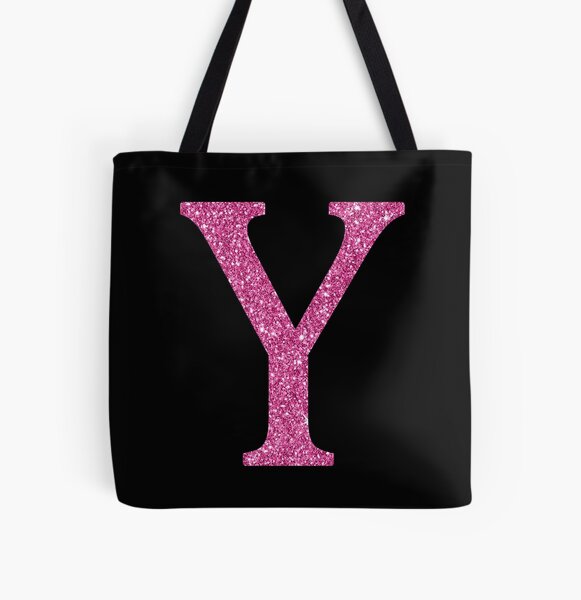 Pink Glitter Letter Y Sticker for Sale by DevineDesignz