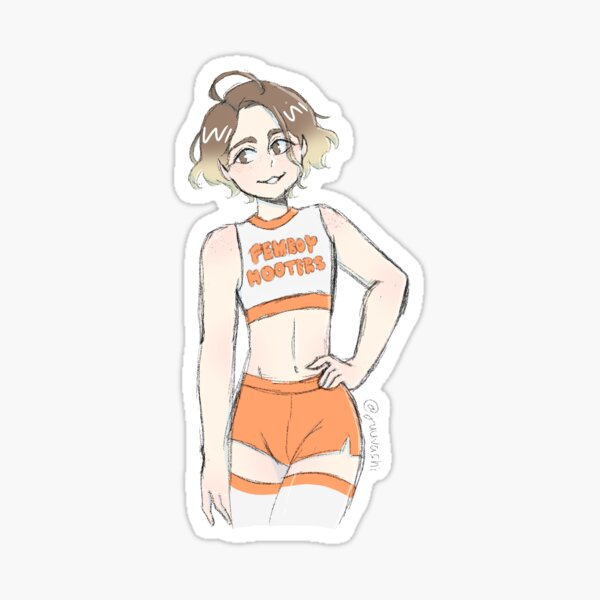 Femboy Hooters Kyle Sticker