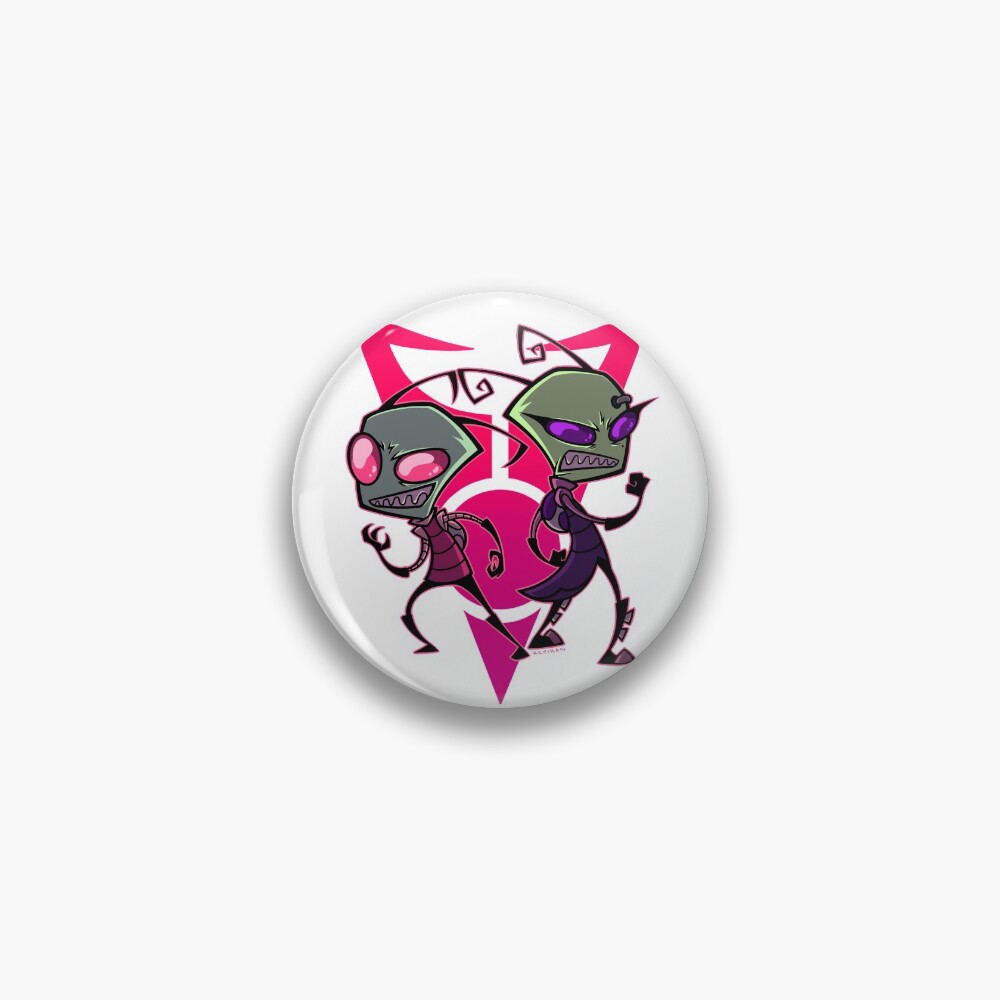 "Invader Zim Top of the Line" Pin for Sale by Keeiran Redbubble