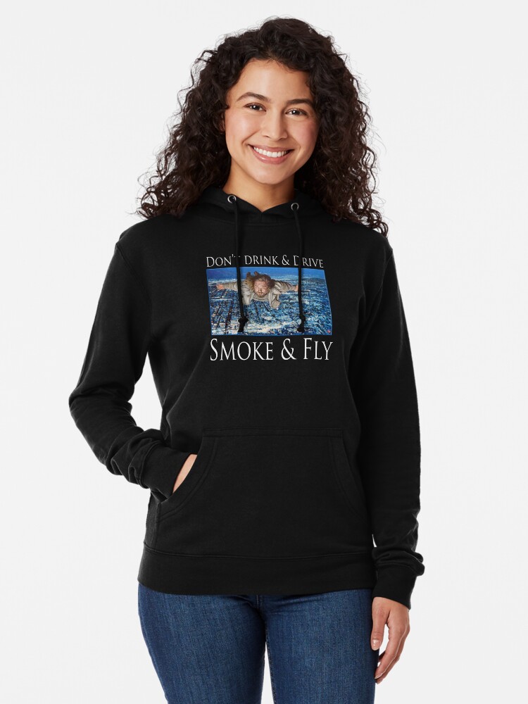 Alternate view of Smoke and Fly Lightweight Hoodie