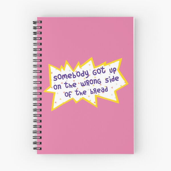 Item preview, Pink Phil DeVille somebody got up on the wrong side of the bread Logo Quote 90s Retro Birthday Design Cartoon designed and sold by Sunny Collections.