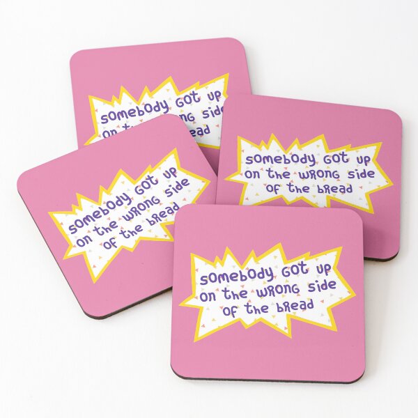 Item preview, Pink Phil DeVille somebody got up on the wrong side of the bread Logo Quote 90s Retro Birthday Design Cartoon designed and sold by Sunny Collections.