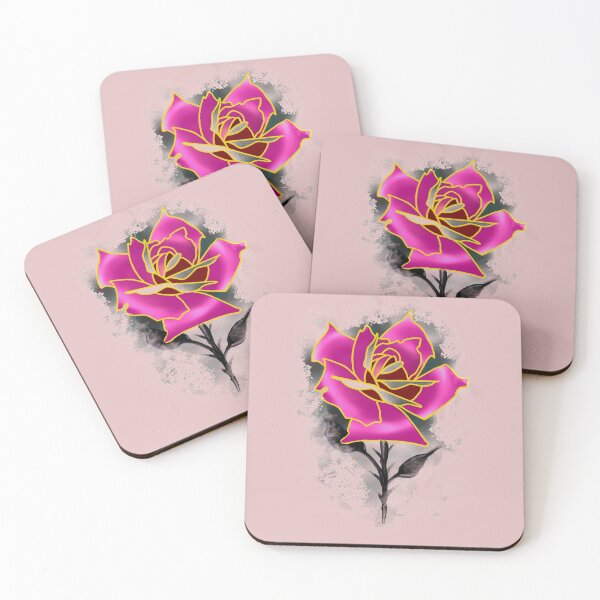 Item preview, Traditional rose with distressed background designed and sold by Blacklinesw9.
