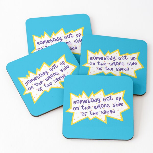 Item preview, Blue Phil DeVille somebody got up on the wrong side of the bread Logo Quote 90s Retro Birthday Design Cartoon designed and sold by Sunny Collections.