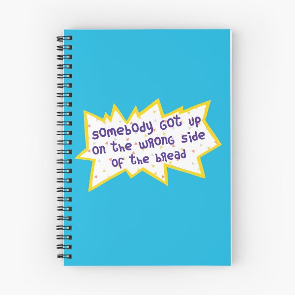 Item preview, Blue Phil DeVille somebody got up on the wrong side of the bread Logo Quote 90s Retro Birthday Design Cartoon designed and sold by Sunny Collections.