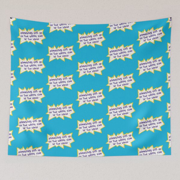 Item preview, Blue Phil DeVille somebody got up on the wrong side of the bread Logo Quote 90s Retro Birthday Design Cartoon designed and sold by Sunny Collections.