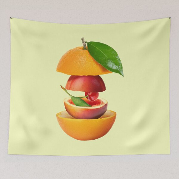 Artikelvorschau, Orange Peach Cherry Gifts Vegetarian entworfen und verkauft von betternotes.