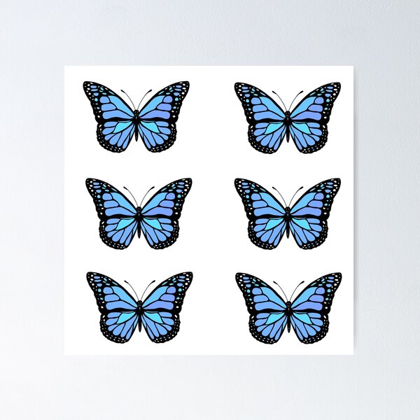 Item preview, butterfly sticker set designed and sold by robinverheul.