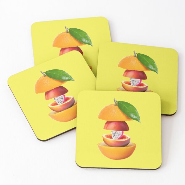 Item preview, Orange Peach Dragon Fruit Gifts Vegetarian designed and sold by betternotes.