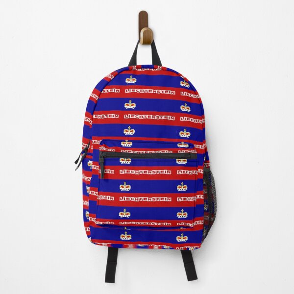 Item preview, Liechtenstein Flag with Font designed and sold by Havocgirl.