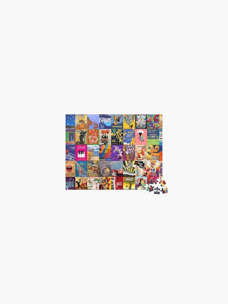 Thumbnail 1 of 2, Jigsaw Puzzle, Jazz Festivals designed and sold by Montage-Madness.