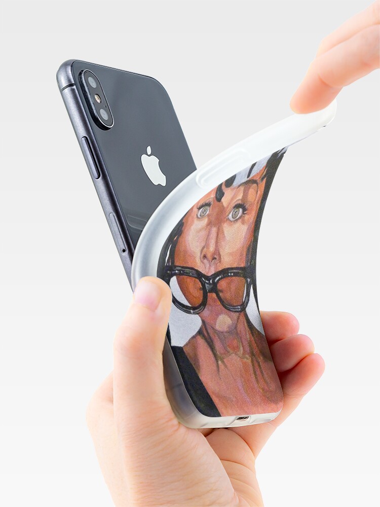Alternate view of Audrey Hepburn iPhone Case & Cover