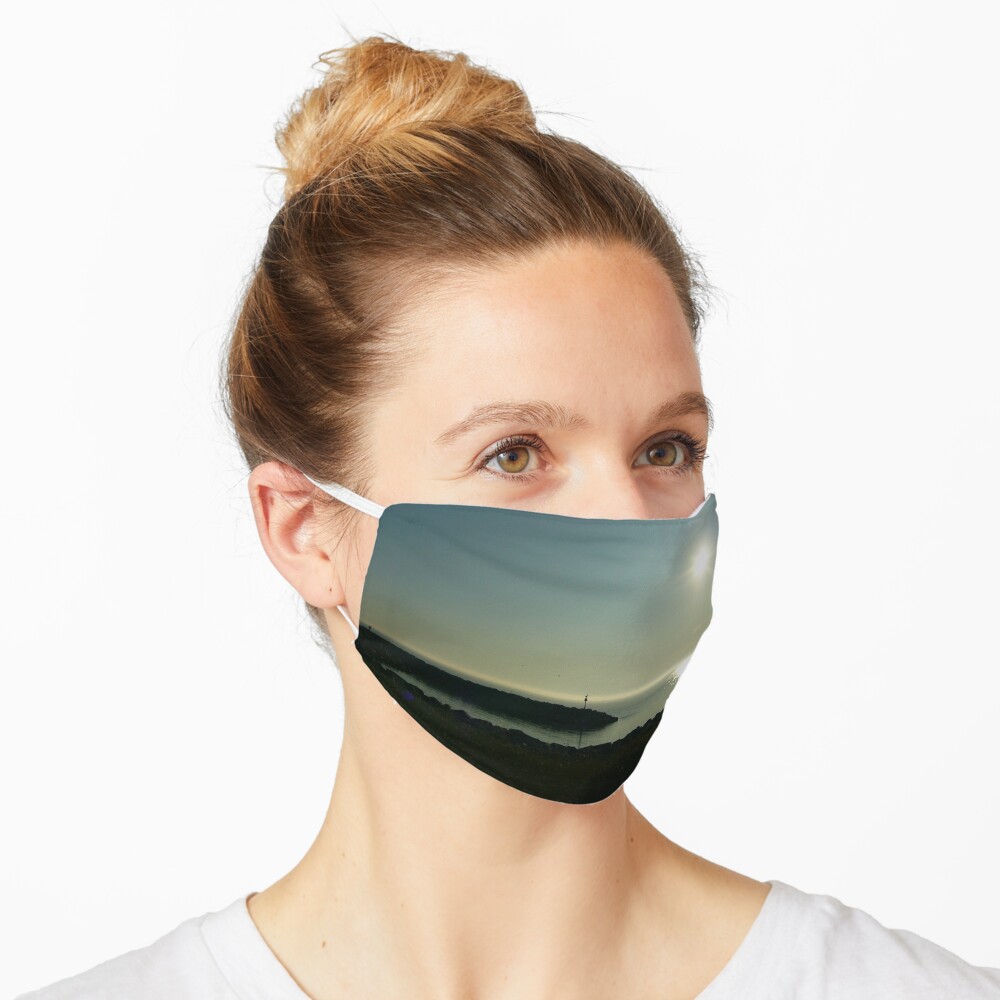 'Sun Early Morning Lake Views' Mask by Craftdrawer
