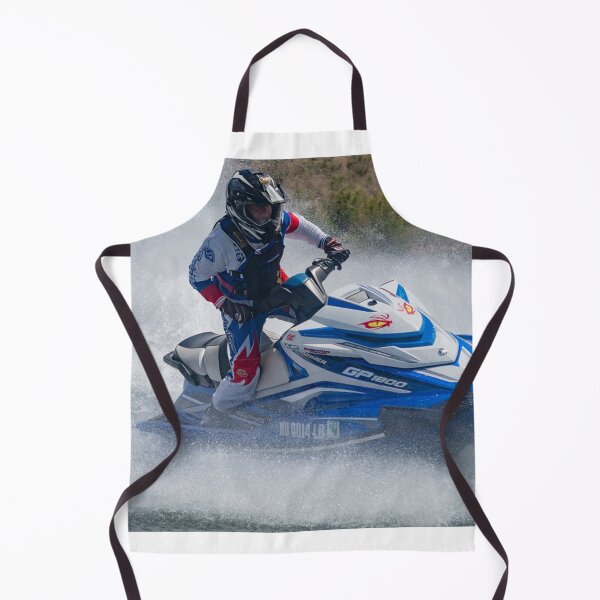 Item preview, Blue Jet Ski Blasting Through Waves designed and sold by Tim Thompson.