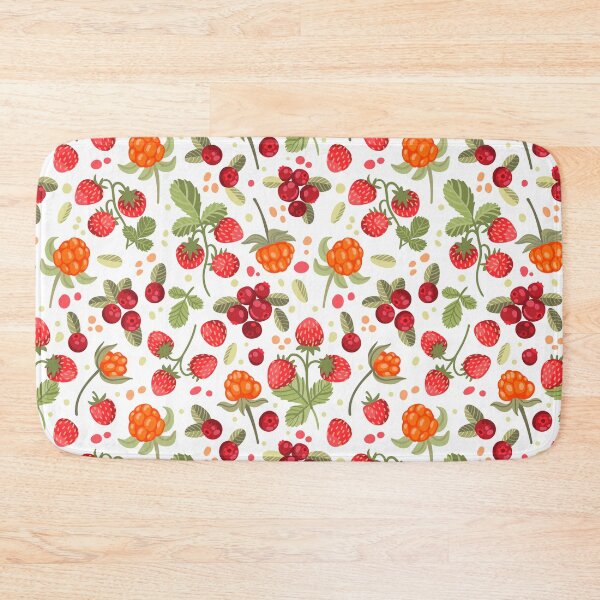 Item preview, Vector pattern cranberries, strawberries, cloudberries designed and sold by Galo4ka555.