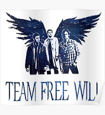 Team Free Will in BLUE Poster