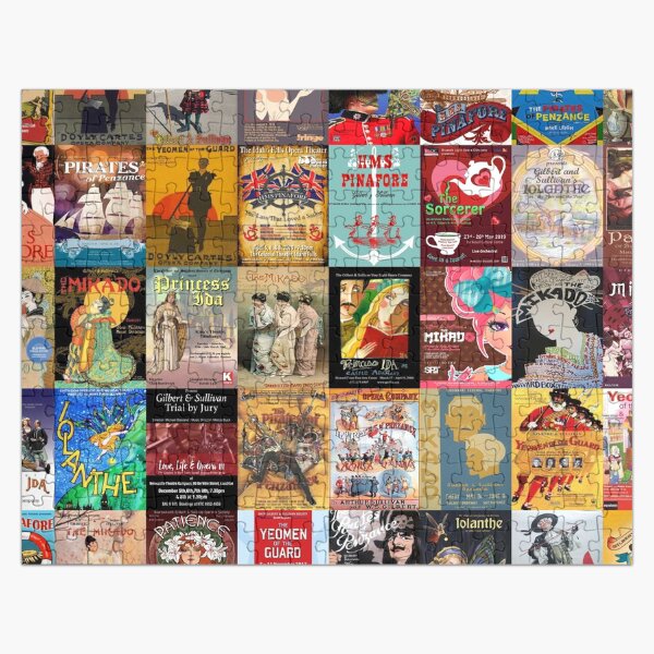 Item preview, Gilbert and Sullivan Opera Posters designed and sold by Montage-Madness.