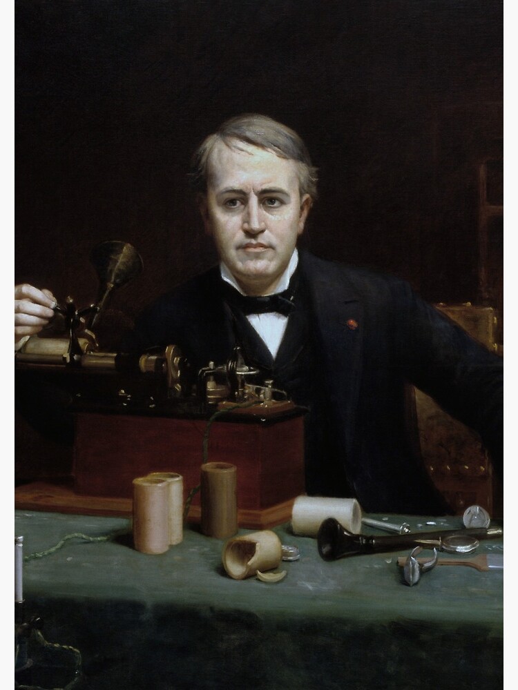 Cuaderno for Sale con la obra «Thomas Edison en su laboratorio» de