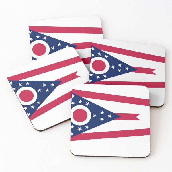 Item preview, Ohio State Flag Badge Pin designed and sold by deanworld.