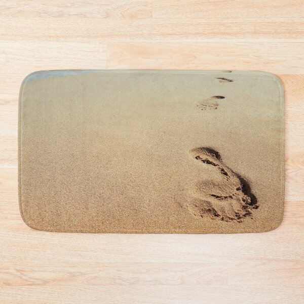 Item preview, footprints on the sea shore designed and sold by psychoshadow.