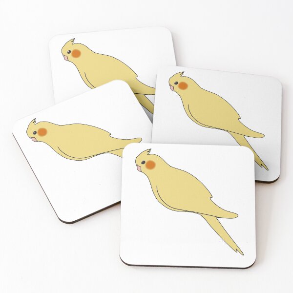Item preview, cockatiel lutino parrot designed and sold by KikasArt.