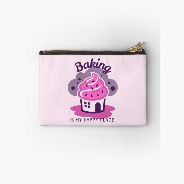 Item preview, Cute Pink Cupcake "Baking is my happy place" Gift for cupcake lovers designed and sold by TamGustam.