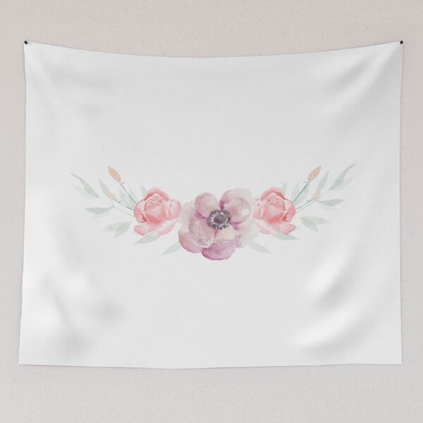 Item preview, flower watercolour crest designed and sold by moon-drunk.