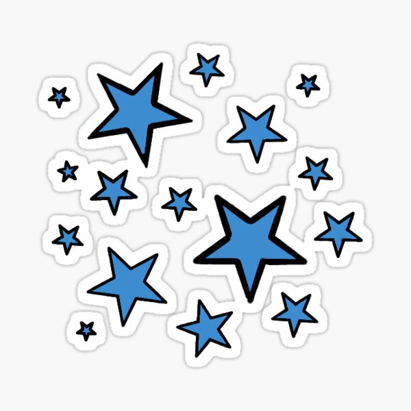 “Blue stars sticker pack” Sticker by Stephanie202318 | Redbubble