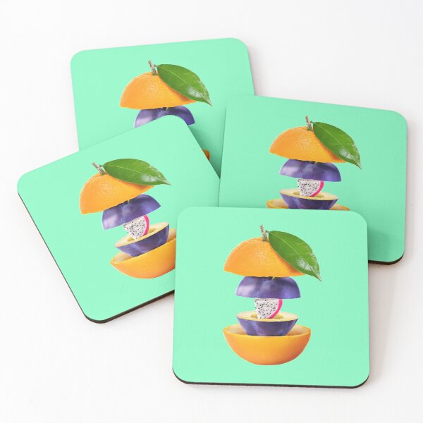 Item preview, Orange Plum Dragon Fruit Gifts Vegetarian designed and sold by betternotes.