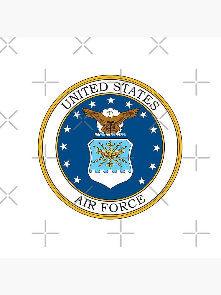 emblem-of-the-united-states-air-force-art-board-print-for-sale-by-charlesdal-redbubble for Free Printable Air Force Logo Emblem of the United States Air Force