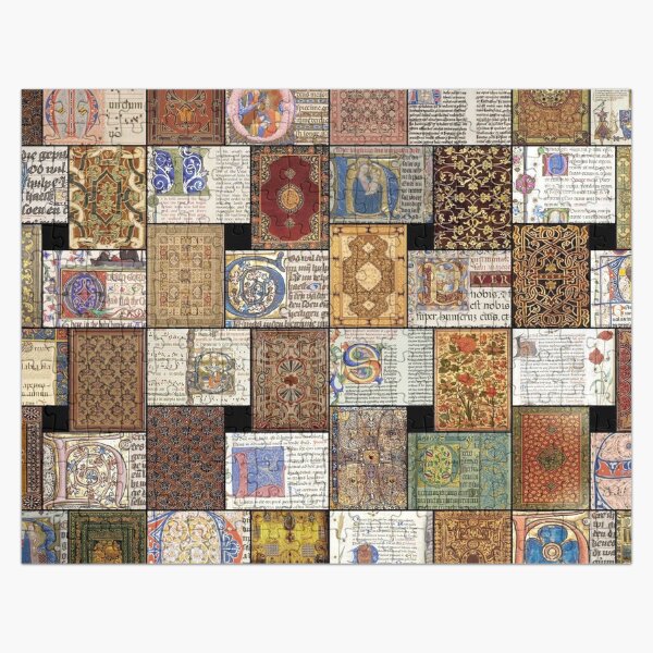 Illuminated Manuscript Jigsaw Puzzle
