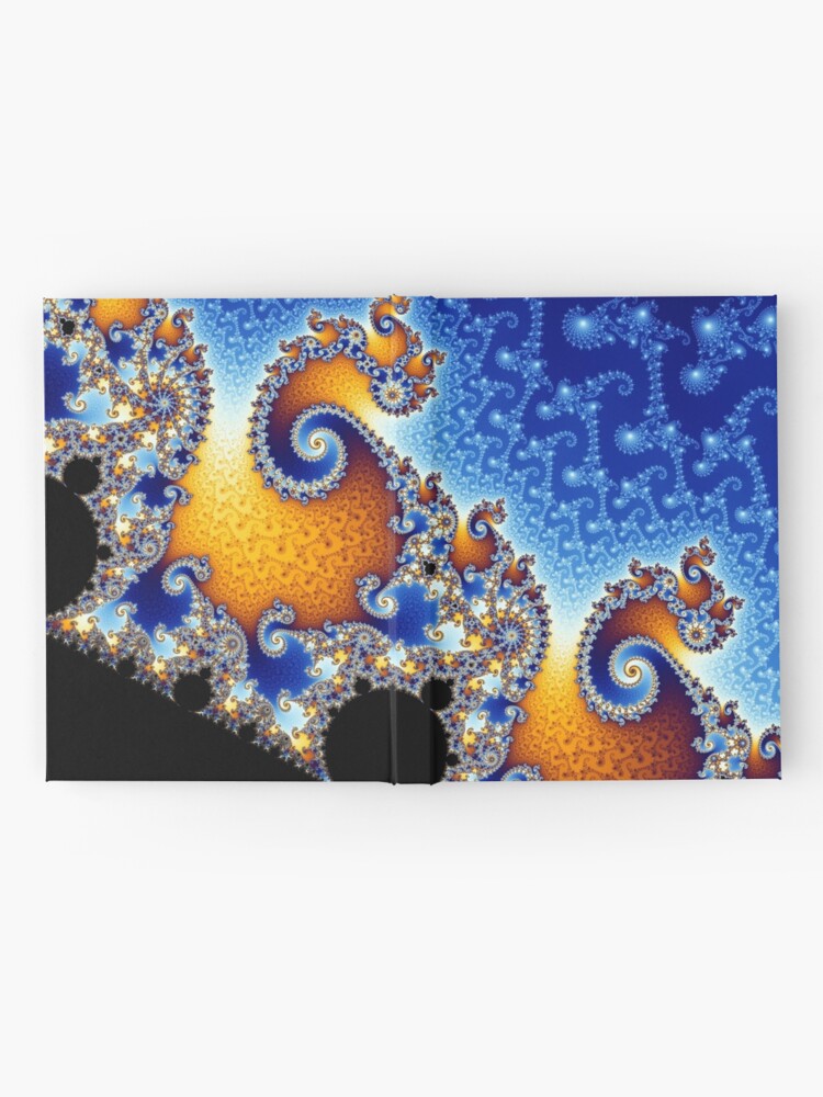 Alternate view of Mandelbrot set Hardcover Journal