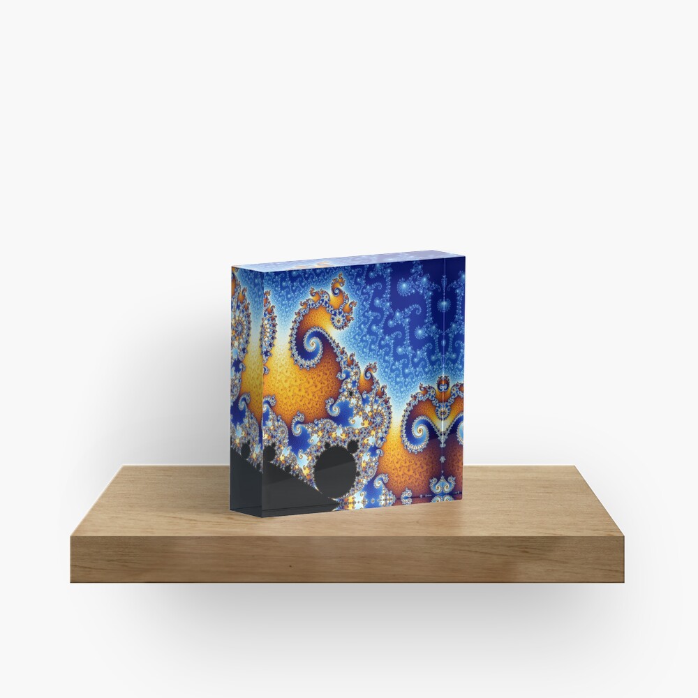Mandelbrot set Acrylic Block
