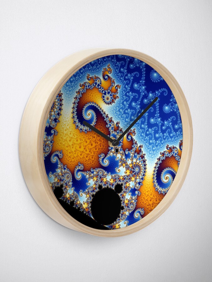 Alternate view of Mandelbrot set Clock