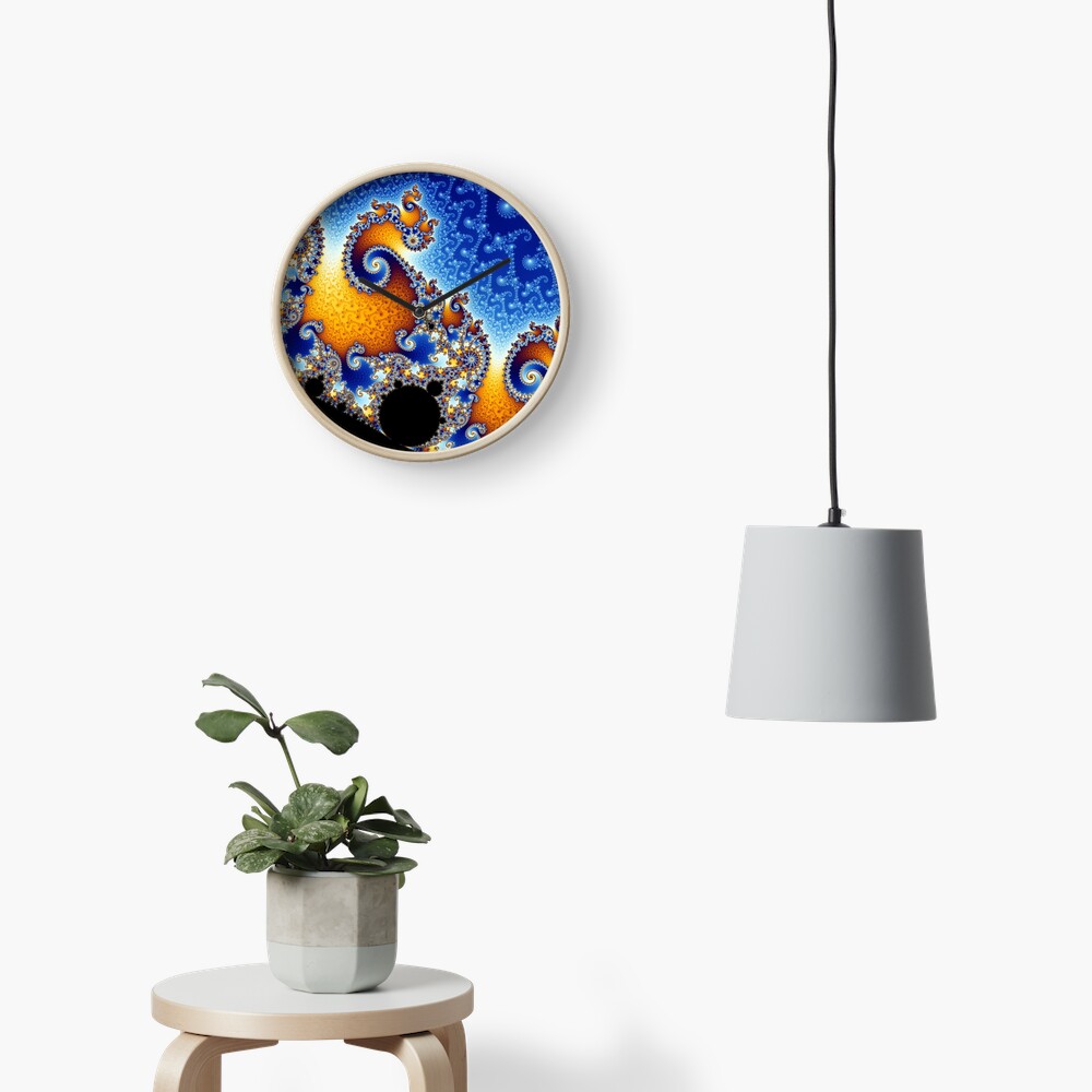 Mandelbrot set Clock