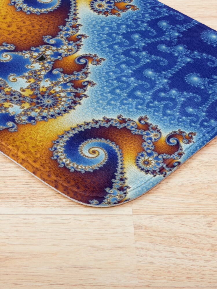 Alternate view of Mandelbrot set Bath Mat