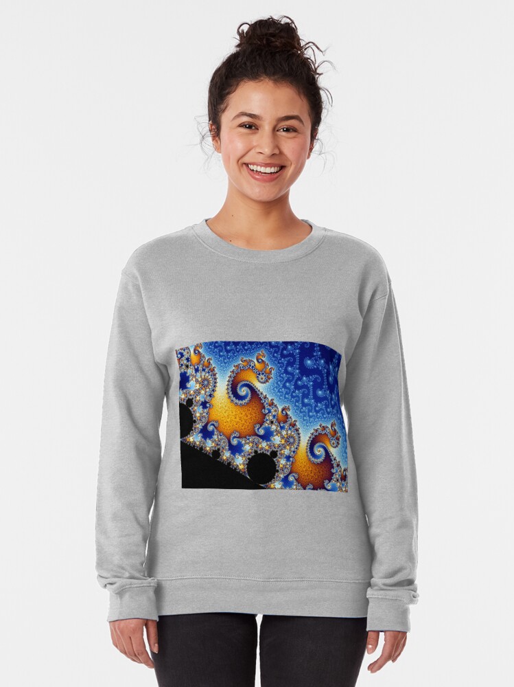 Alternate view of Mandelbrot set Pullover Sweatshirt