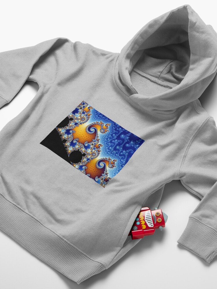 Alternate view of Mandelbrot set Toddler Pullover Hoodie