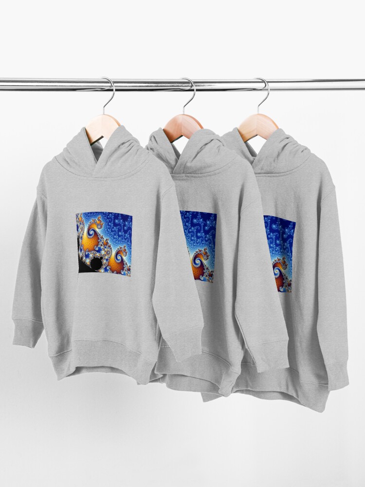 Alternate view of Mandelbrot set Toddler Pullover Hoodie