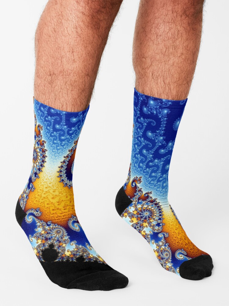 Alternate view of Mandelbrot set Socks