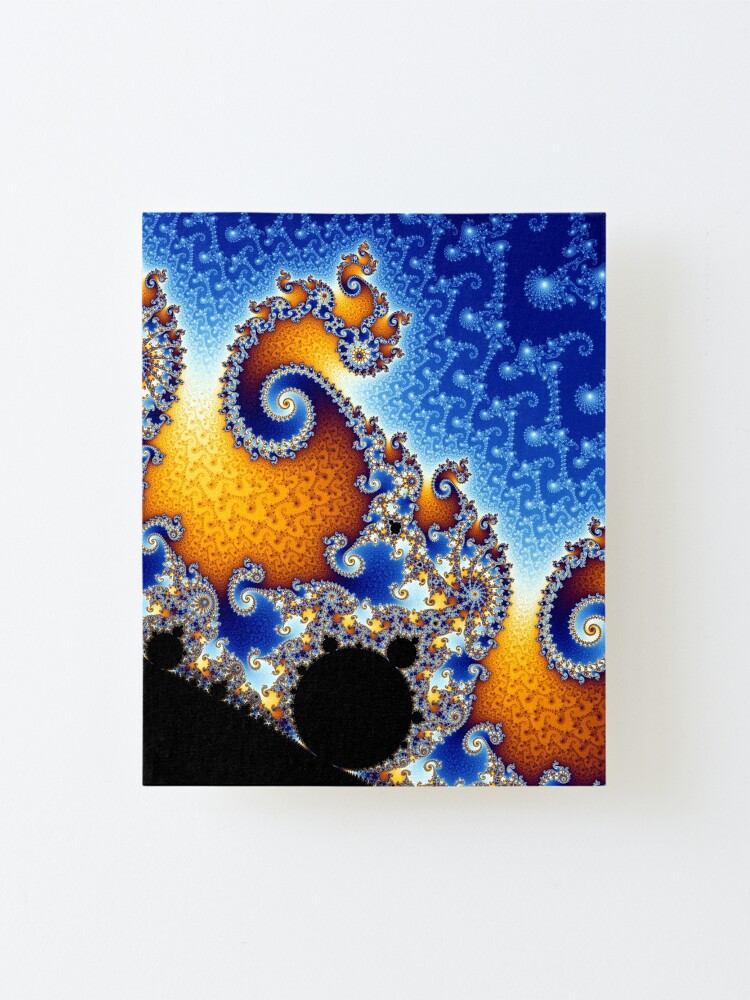 Alternate view of Mandelbrot set Mounted Print