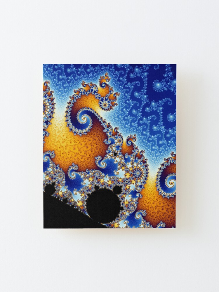 Alternate view of Mandelbrot set Mounted Print