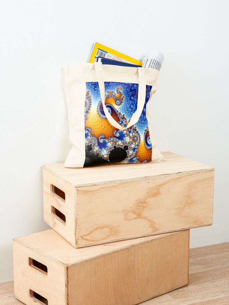 Alternate view of Mandelbrot set Tote Bag