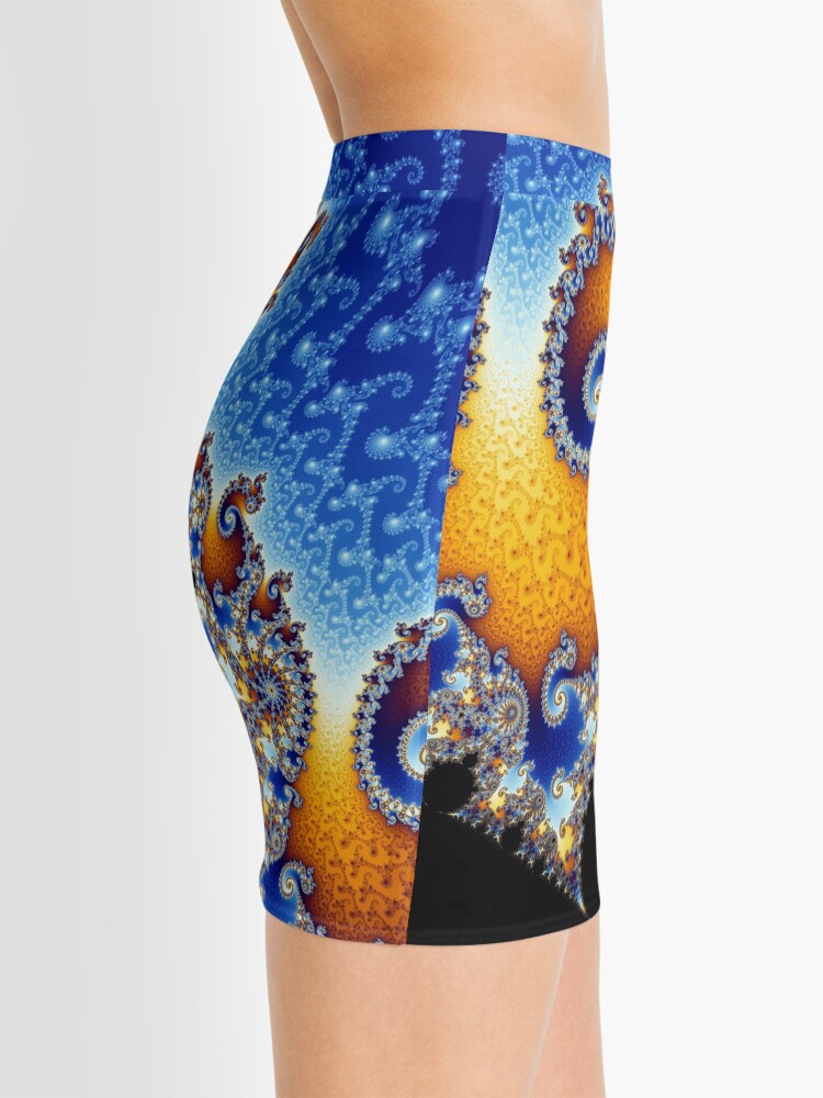 Alternate view of Mandelbrot set Mini Skirt