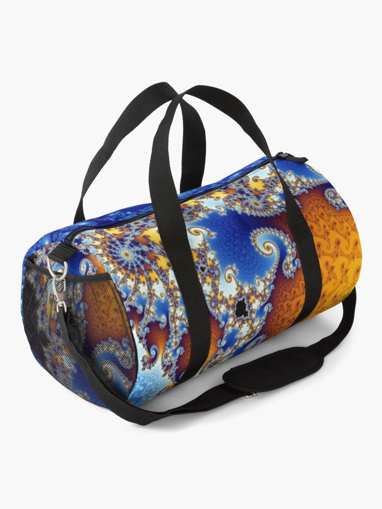 Alternate view of Mandelbrot set Duffle Bag