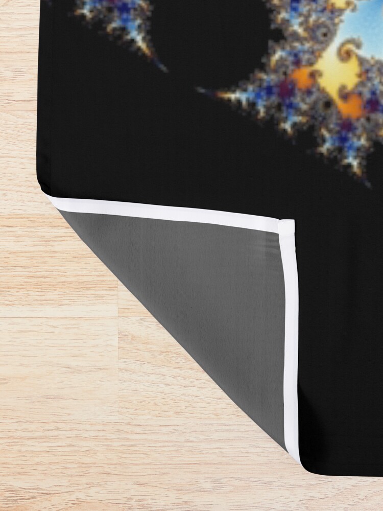Alternate view of Mandelbrot set Shower Curtain
