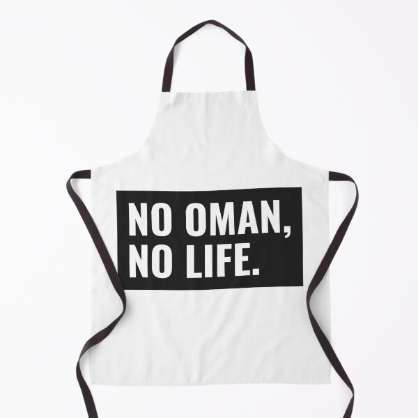 Item preview, NO OMAN NO LIFE Stylish Design designed and sold by ArabCorner.