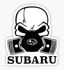 SUBARU SKULL Sticker